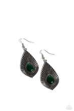Load image into Gallery viewer, SOUL-ar Flare Green Earrings