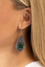 Load image into Gallery viewer, SOUL-ar Flare Green Earrings