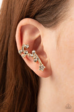 Load image into Gallery viewer, Astral Anthem Gold Ear Crawler Earrings