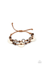 Load image into Gallery viewer, Quarry Quandary White Pull Cord Bracelet
