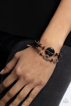 Load image into Gallery viewer, Quarry Quandary Black Pull Cord Bracelet