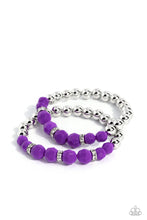 Load image into Gallery viewer, Two by Two Twinkle Purple Bracelet