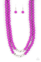 Load image into Gallery viewer, Summer Splash Purple Necklace