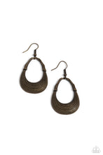 Load image into Gallery viewer, Terra Timber Brass Earrings
