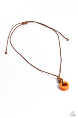 Sunset Sabbatical Orange Urban Necklace