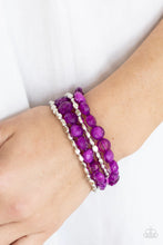 Load image into Gallery viewer, Seaside Siesta Purple Bracelet