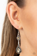 Load image into Gallery viewer, Dazzling Droplets Brown Earrings