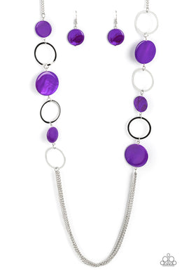 Beach Hub Purple Necklace