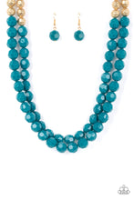 Load image into Gallery viewer, Greco Getaway Blue Necklace