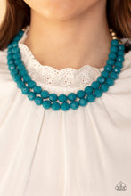 Load image into Gallery viewer, Greco Getaway Blue Necklace