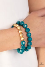 Load image into Gallery viewer, Grecian Glamour Blue Bracelet