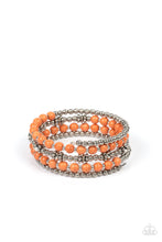 Load image into Gallery viewer, Road Trip Remix Orange Coil Bracelet