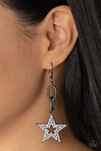 Load image into Gallery viewer, Cosmic Celebrity Black Earrings