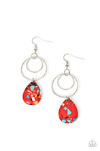 Load image into Gallery viewer, Terrazzo Tempo Red Earrings