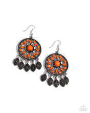 Load image into Gallery viewer, Sagebrush Symphony Orange Earrings