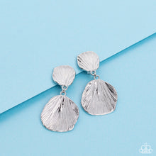 Load image into Gallery viewer, Metro Mermaid Silver Clip On Earrings