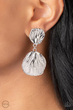 Load image into Gallery viewer, Metro Mermaid Silver Clip On Earrings