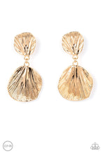 Load image into Gallery viewer, Metro Mermaid Gold Clip On Earrings