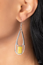 Load image into Gallery viewer, Adventure Story Yellow Earrings