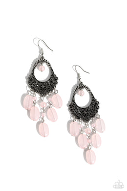 Botanical Escape Pink Earrings