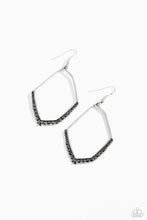 Load image into Gallery viewer, Bent on Success Silver Earrings