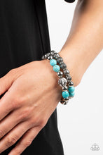 Load image into Gallery viewer, Sagebrush Saga Blue Bracelet
