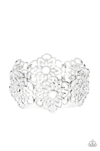 Baroque Bouquet Silver Bracelet