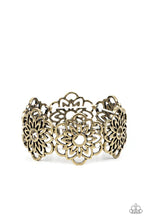 Load image into Gallery viewer, Baroque Bouquet Brass Bracelet