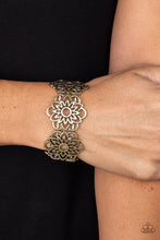 Load image into Gallery viewer, Baroque Bouquet Brass Bracelet
