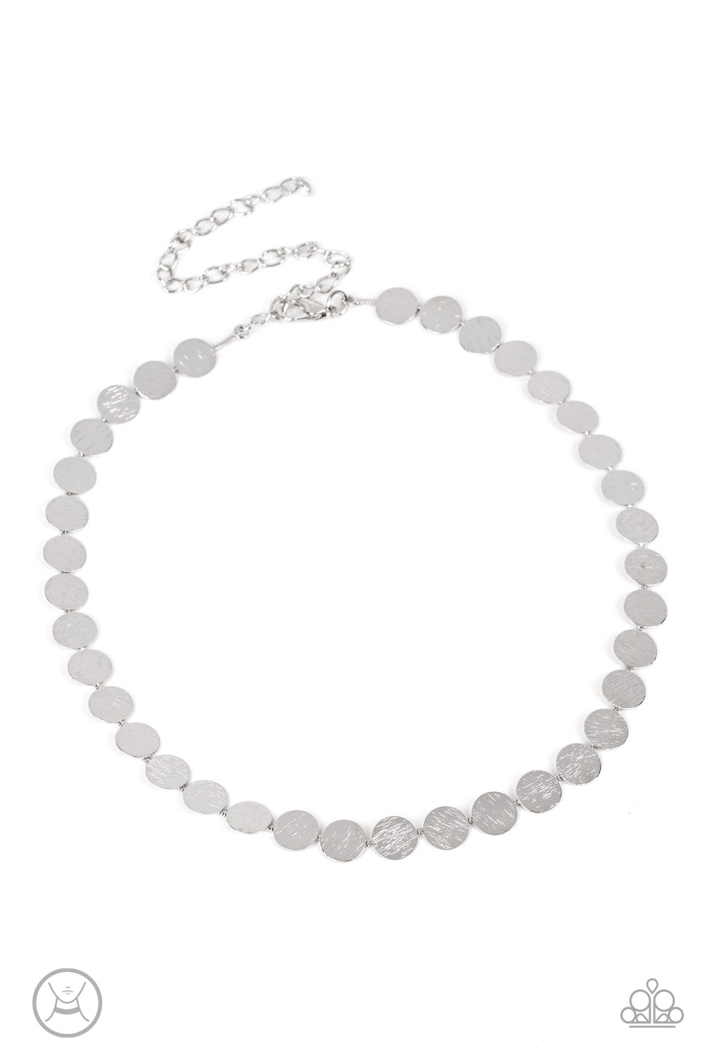 Flash Mob Flicker Silver Choker