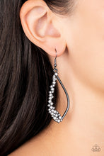 Load image into Gallery viewer, Sparkly Side Effects Black Earrings