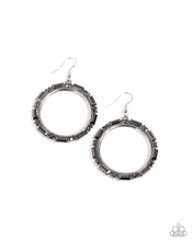 Load image into Gallery viewer, Gritty Glow Silver Earrings