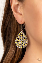 Load image into Gallery viewer, Botanical Berries Yellow Earrings