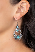 Load image into Gallery viewer, Sahara Samba Blue Earrings