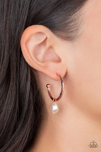 GLAM Overboard Copper Hoop Earrings