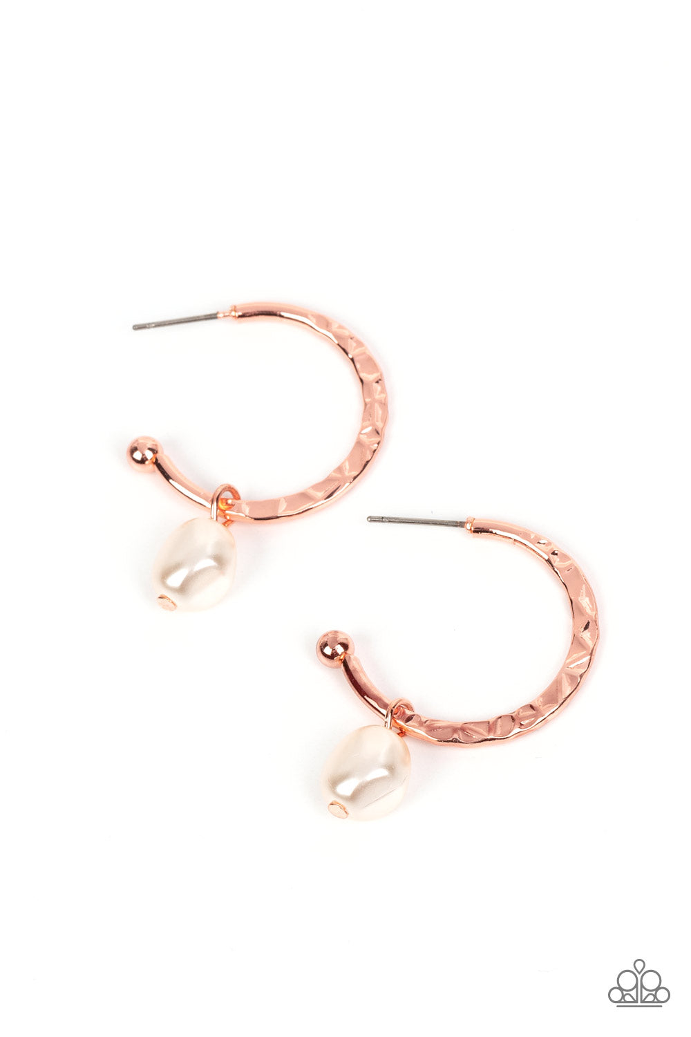 GLAM Overboard Copper Hoop Earrings