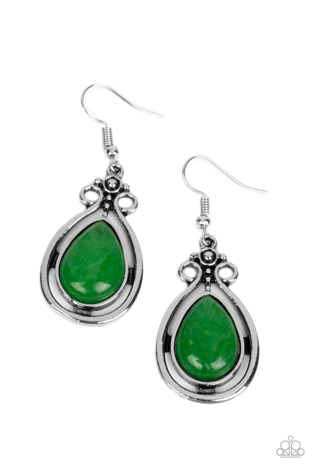 Mountain Mantra Green Earrings