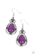 Load image into Gallery viewer, Mountain Mantra Purple Earrings