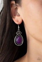 Load image into Gallery viewer, Mountain Mantra Purple Earrings