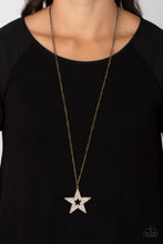 Load image into Gallery viewer, Superstar Stylist Brass Necklace