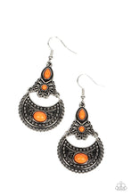 Load image into Gallery viewer, Sahara Samba Orange Earrings