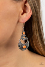 Load image into Gallery viewer, Sahara Samba Orange Earrings
