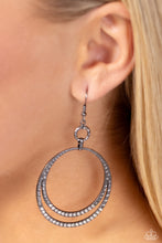 Load image into Gallery viewer, Spin Your HEELS  Black Earrings