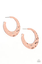 Load image into Gallery viewer, Make a Ripple Copper Hoops Earrings