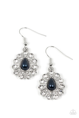 Extroverted Elegance Blue Earrings