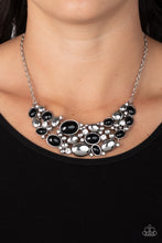 Load image into Gallery viewer, Contemporary Calamity Black Necklace