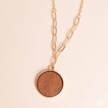 Load image into Gallery viewer, WOODnt Dream of It Gold Necklace