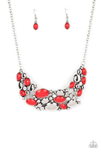 Load image into Gallery viewer, Contemporary Calamity Red Necklace