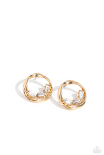 Load image into Gallery viewer, Imperfect Illumination Gold Post Earrings