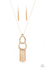 Load image into Gallery viewer, Reeling in Relics Gold Necklace